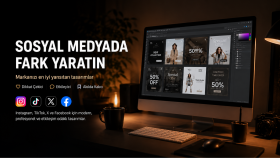 sosyal medyada markanı zirveye taşıyan tasarımlar yaparım
