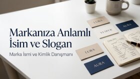 yeni markanıza anlamlı isim ve slogan öneririm