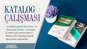 katalog ve kapak tasarımı yapıyorum