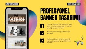 kaliteli reklam ve banner tasarımı yaparım