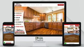www.irinaahsapmobilya.com.tr  Anahtar Teslim Web Sitesi