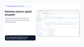 sınavlara özel akıllı takip paneli geliştiririm