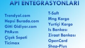 API entegrasyonları yaparım