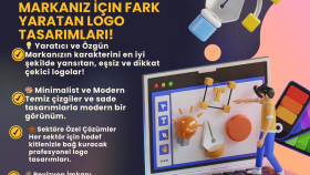 markanızı konuşturan eşsiz logolar hazırlıyorum
