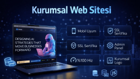 firmanıza özel profesyonel kurumsal web sitesi yaparım