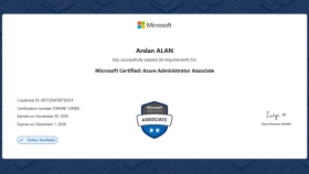Azure altyapı kurulumu yaparım