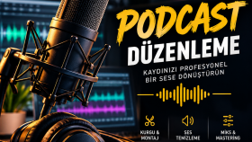 ses montaj veya Podcast düzenleme işlerinizi yaparım