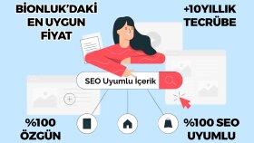 Seo uyumlu özgün makalenizi uygun fiyata yazarım