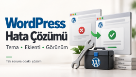 WordPress sitenizdeki hataları tespit edip gideririm