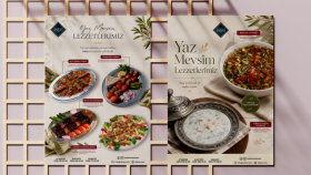 Modern ve dikkat çekici özel tasarım el ilanı.