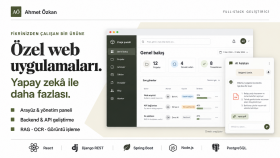 özel web uygulamaları ve yapay zeka modülleri kodlayabilirim