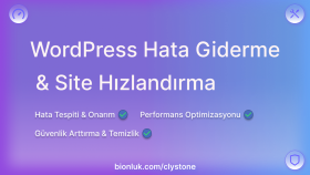 WordPress sitenizdeki hataları çözebilirim