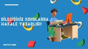 tamamen özgün, görsel destekli makale yazabilirim