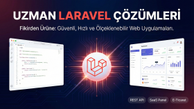 Laravel ile profesyonel web projeleri geliştirebilirim