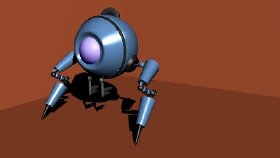 3D Mavi Robot