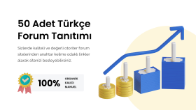 sitenizi forum sitelerinde tanıtımını yapabilirim
