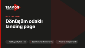 mobil uyumlu ve dönüşüm odaklı landing page yaparım