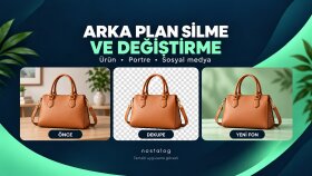 fotoğraflarınızın arka planını siler ve değiştiririm