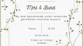 Düğün&Nikah&Nişan Davetiyeleri