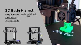sizin için 3d baskı basabilirim