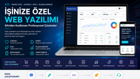 işletmenize özel web yazılımı geliştiriyorum