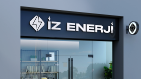 iz enerji logo tasarımı