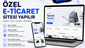tamamen size  özel e-ticaret sitenizi sıfırdan yazarım