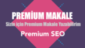 Sizin için semantik & Premium SEO içerikleri yazabilirim