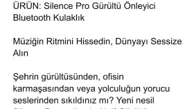 Satış Odaklı Ürün Açıklaması Örneği