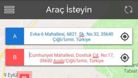 Uber benzeri uygulama