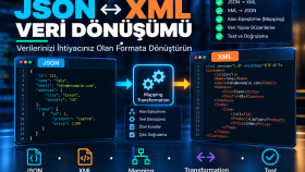 JSON ve XML verilerinizi dönüştürebilirim