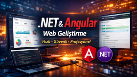 .NET ve Angular ile modern web uygulamaları geliştiririm