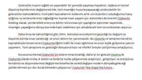 Coşkunöz Holding - Tanıtım Metni