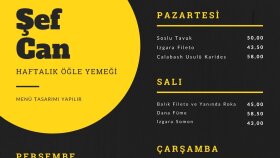 Restaurant & Cafe Menü Tasarımı