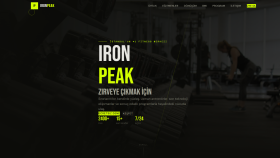 Örnek bir GYM web sitesi