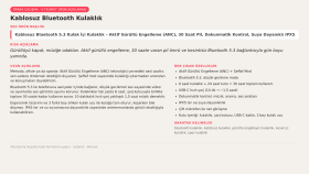 Bluetooth Kulaklık – SEO Uyumlu Ürün Açıklaması
