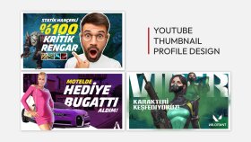 Oyun kanalı için thumbnail tasarımı