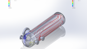 Solidworks: Eşanjör CFD analiz