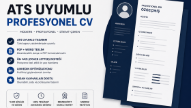 ATS uyumlu profesyonel CV ve ön yazı hazırlıyorum