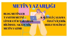 etkileyici ve özgün metinler yazarım