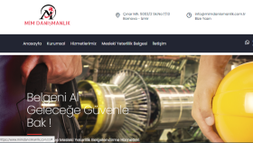 Mim Danışmanlık Şirket Web Sitesi