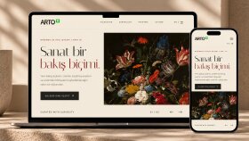 ARTO | Dijital Sanat Galerisi Web Sitesi Tasarımı