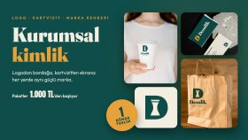 markanız için logo ve kurumsal kimlik tasarlarım