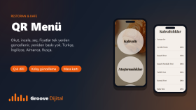 restoran ve kafeniz için şık bir QR menü hazırlarım