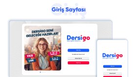 Dersigo Online Eğitim Platformu Arayüz Tasarım ve Kodlama