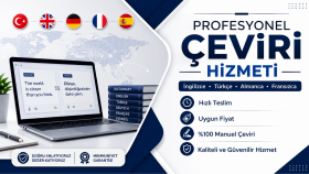 metinlerinizi herhangibir dile özenle çeviririm