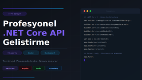 profesyonel backend API çözümleri sunarım
