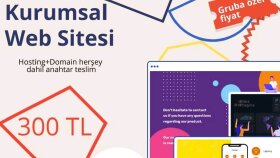 kişiye ve firmaya özel uygun fiyatlı web sitesi yapıyorum