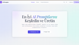 AI Prompter - Yapay Zeka Entegrasyonlu Web Aracı