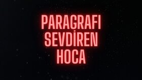 Paragrafı Sevdiren Hoca